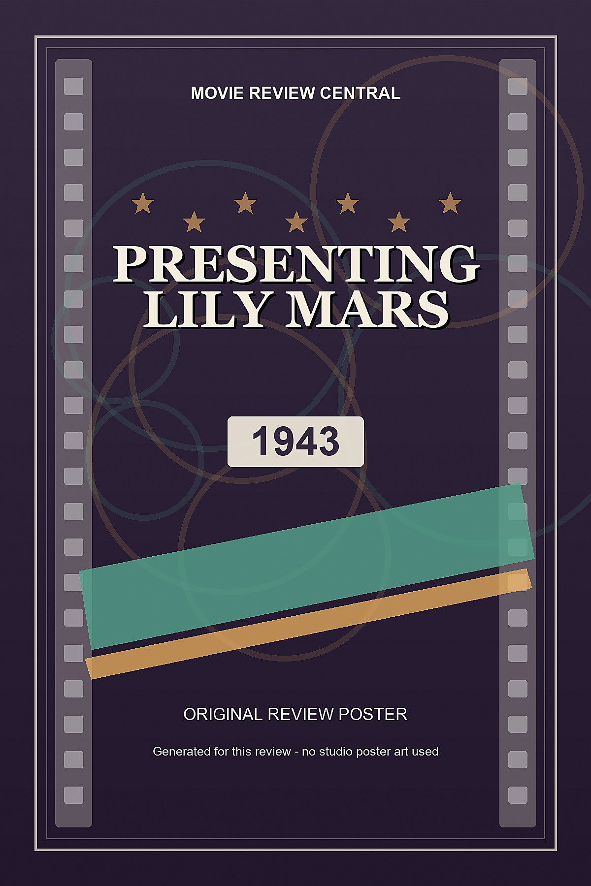 Presenting Lily Mars (1943) - original review poster Presenting Lily Mars (1943) - original review poster