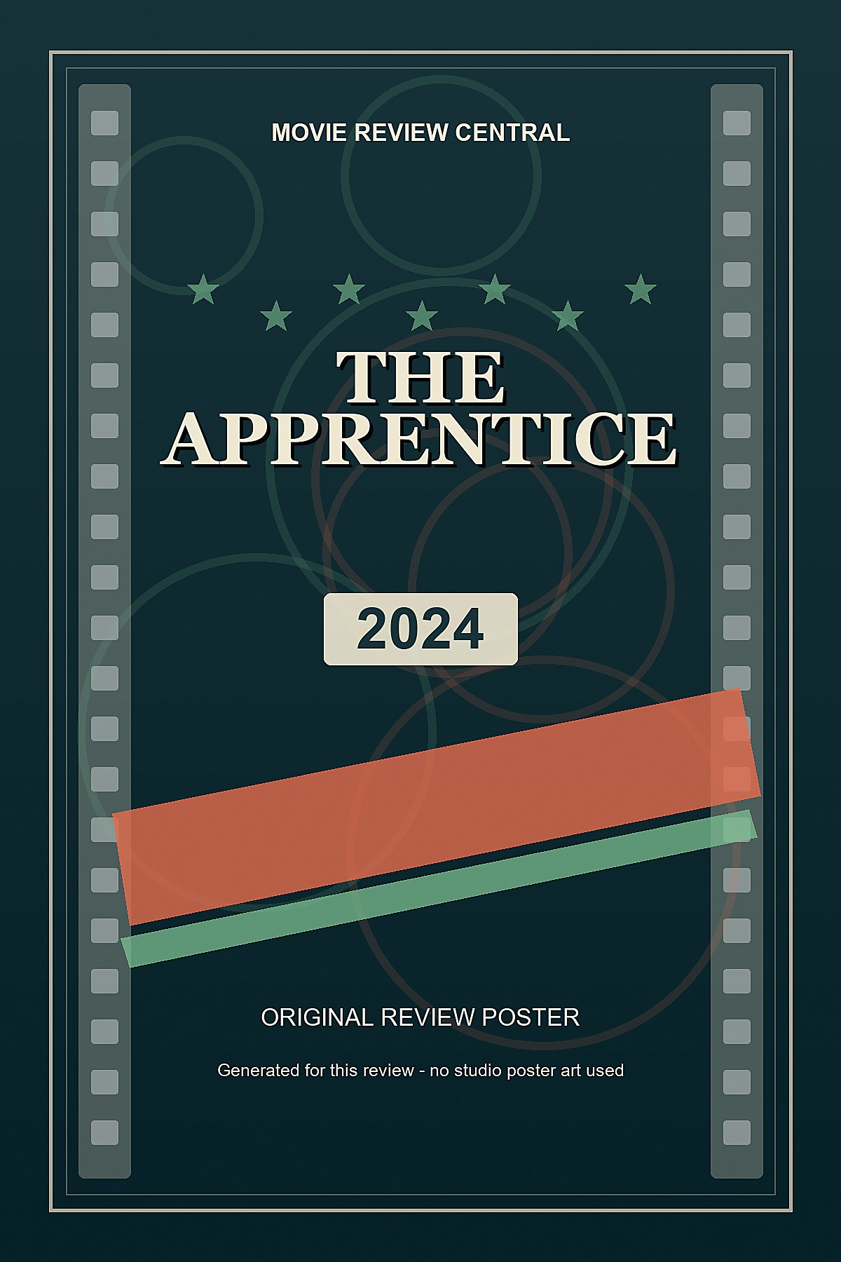 The Apprentice (2024) - original review poster The Apprentice (2024) - original review poster
