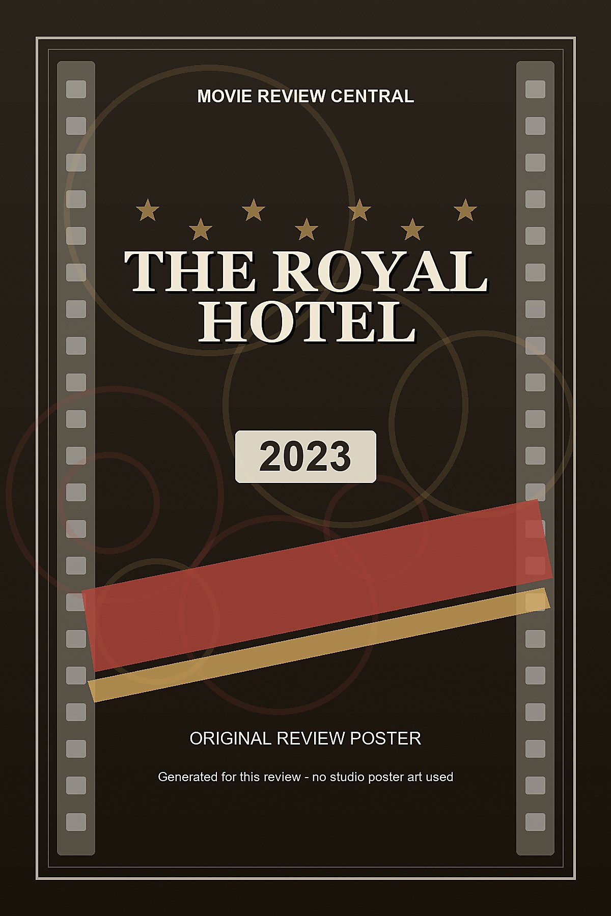 The Royal Hotel (2023) - original review poster The Royal Hotel (2023) - original review poster