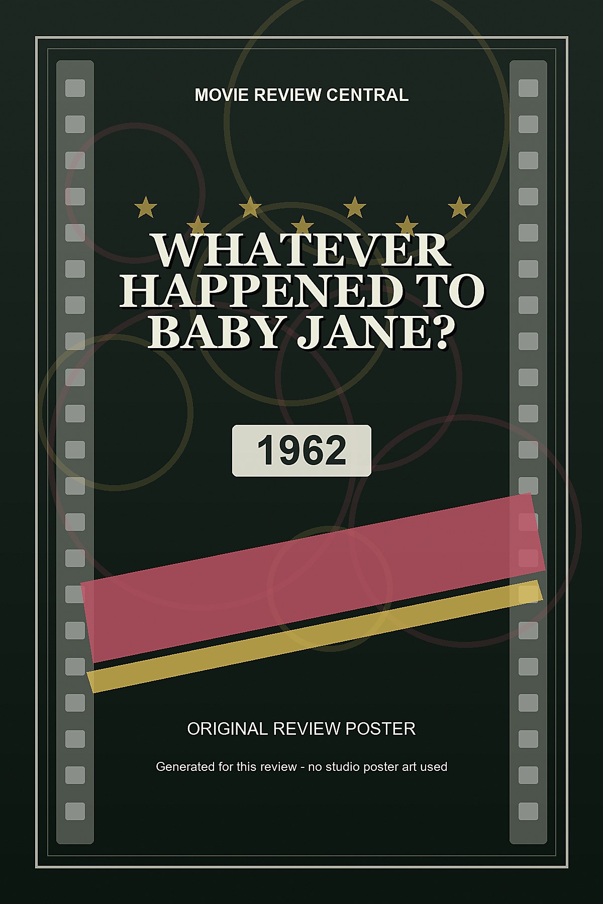 Whatever Happened to Baby Jane? (1962) - original review poster Whatever Happened to Baby Jane? (1962) - original review poster