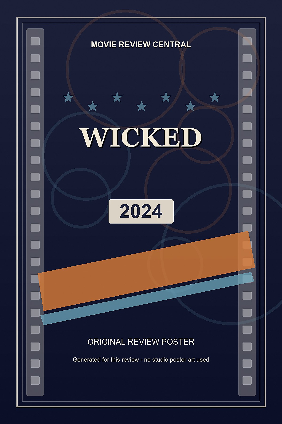 Wicked (2024) - original review poster Wicked (2024) - original review poster