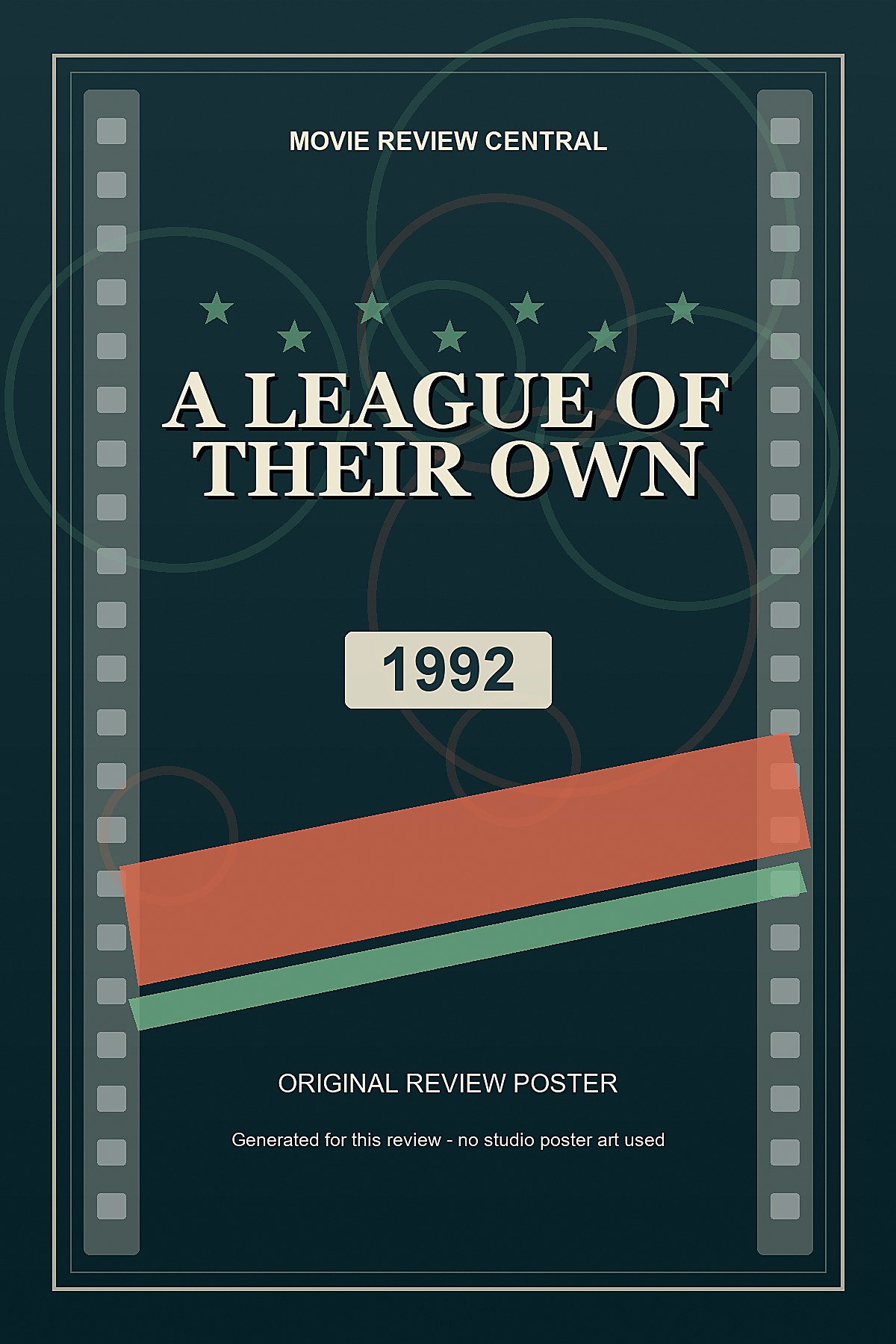 A League of Their Own (1992) - original review poster A League of Their Own (1992) - original review poster