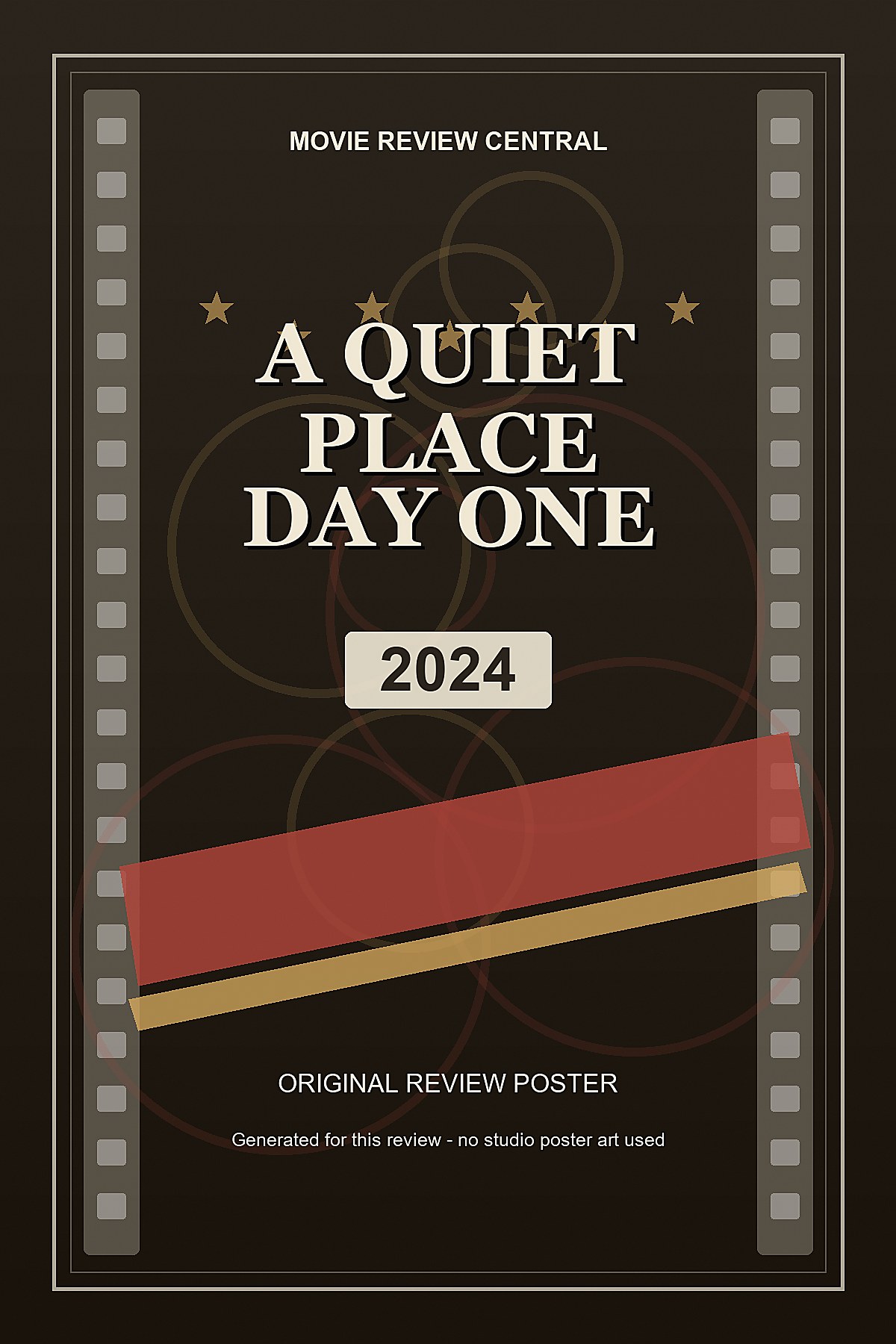 A Quiet Place: Day One (2024) - original review poster A Quiet Place: Day One (2024) - original review poster