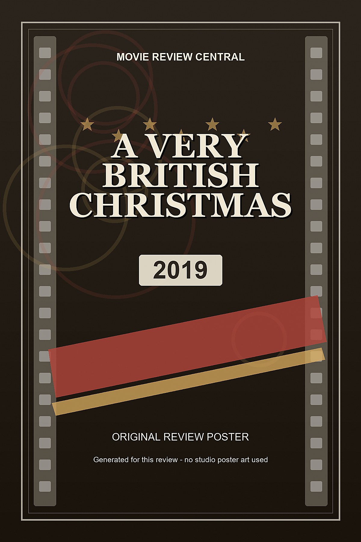 A Very British Christmas (2019) - original review poster