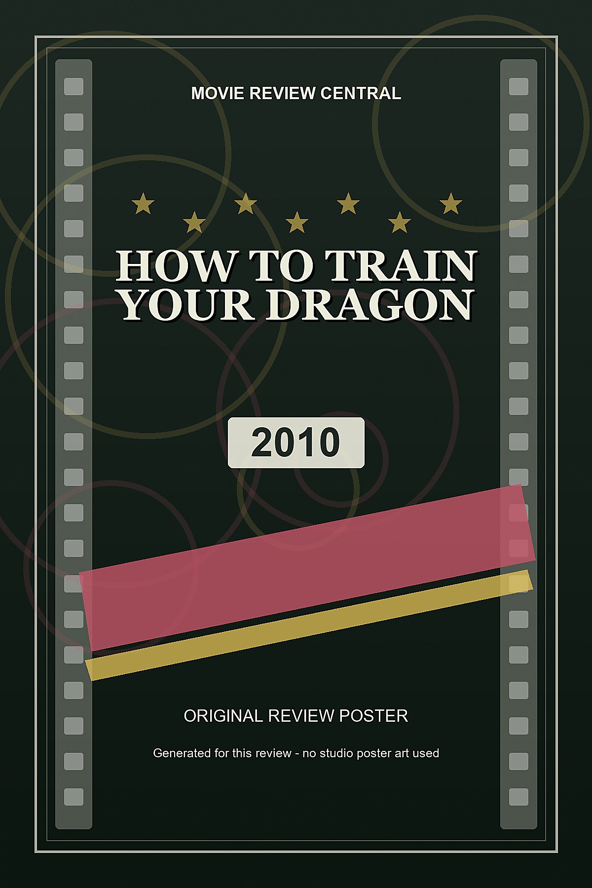 How to Train Your Dragon (2010) - original review poster How to Train Your Dragon (2010) - original review poster