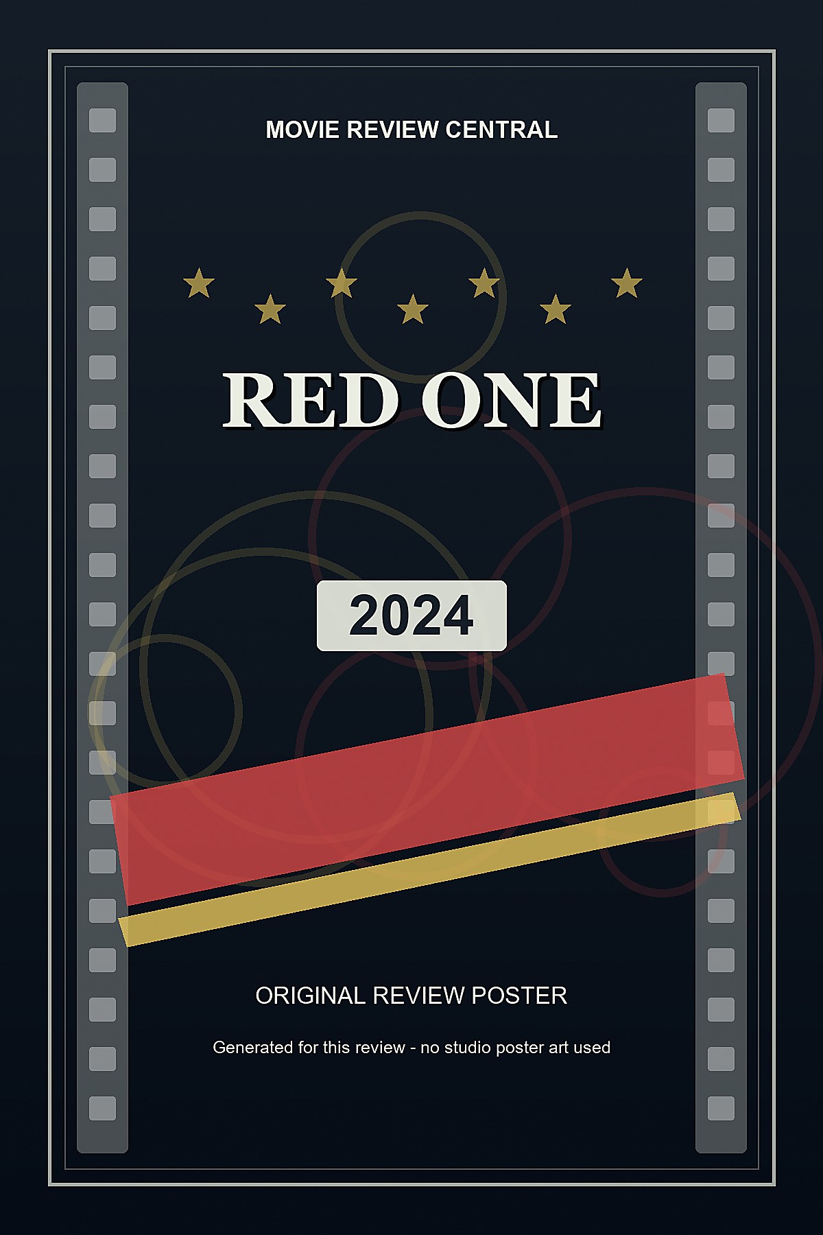 Red One (2024) - original review poster Red One (2024) - original review poster