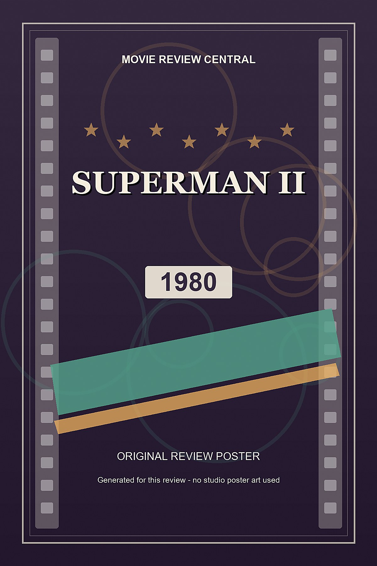 Superman II (1980) - original review poster Superman II (1980) - original review poster