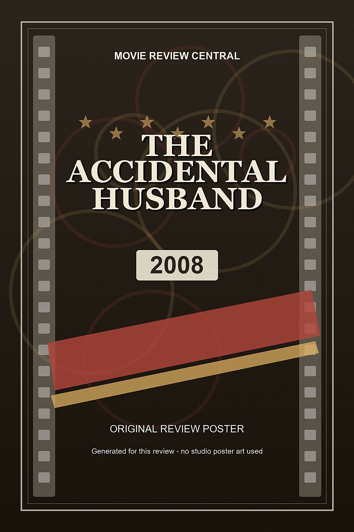 The Accidental Husband (2008) - original review poster The Accidental Husband (2008) - original review poster