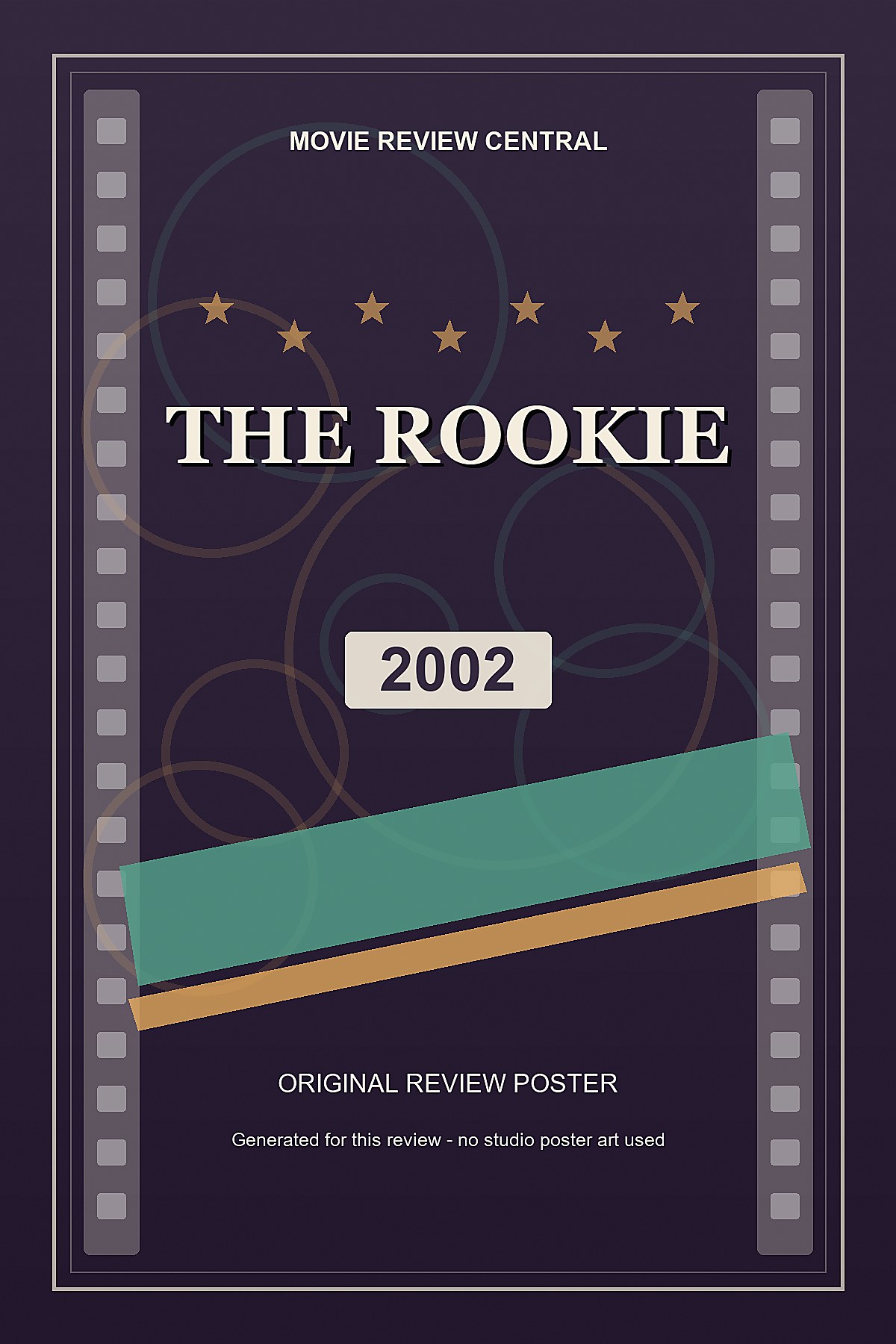 The Rookie (2002) - original review poster The Rookie (2002) - original review poster