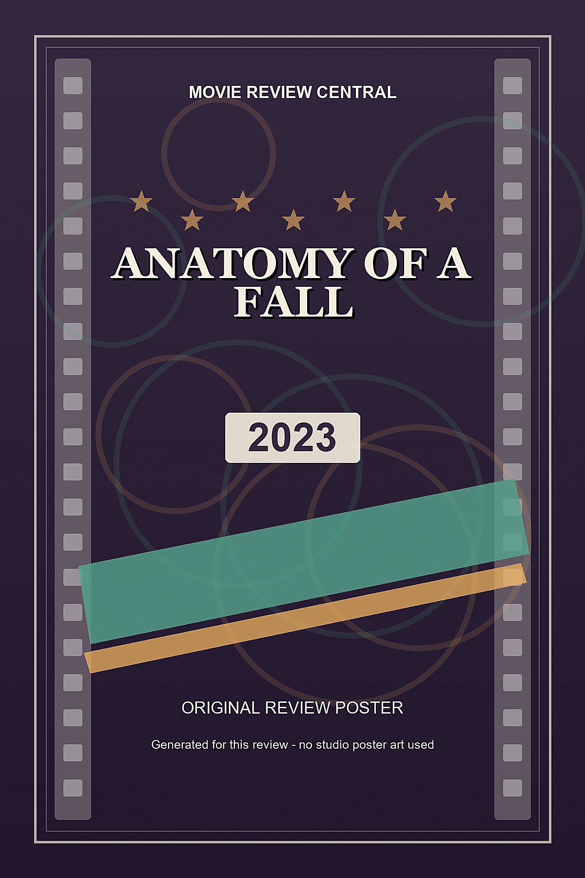 Anatomy of a Fall (2023) - original review poster Anatomy of a Fall (2023) - original review poster