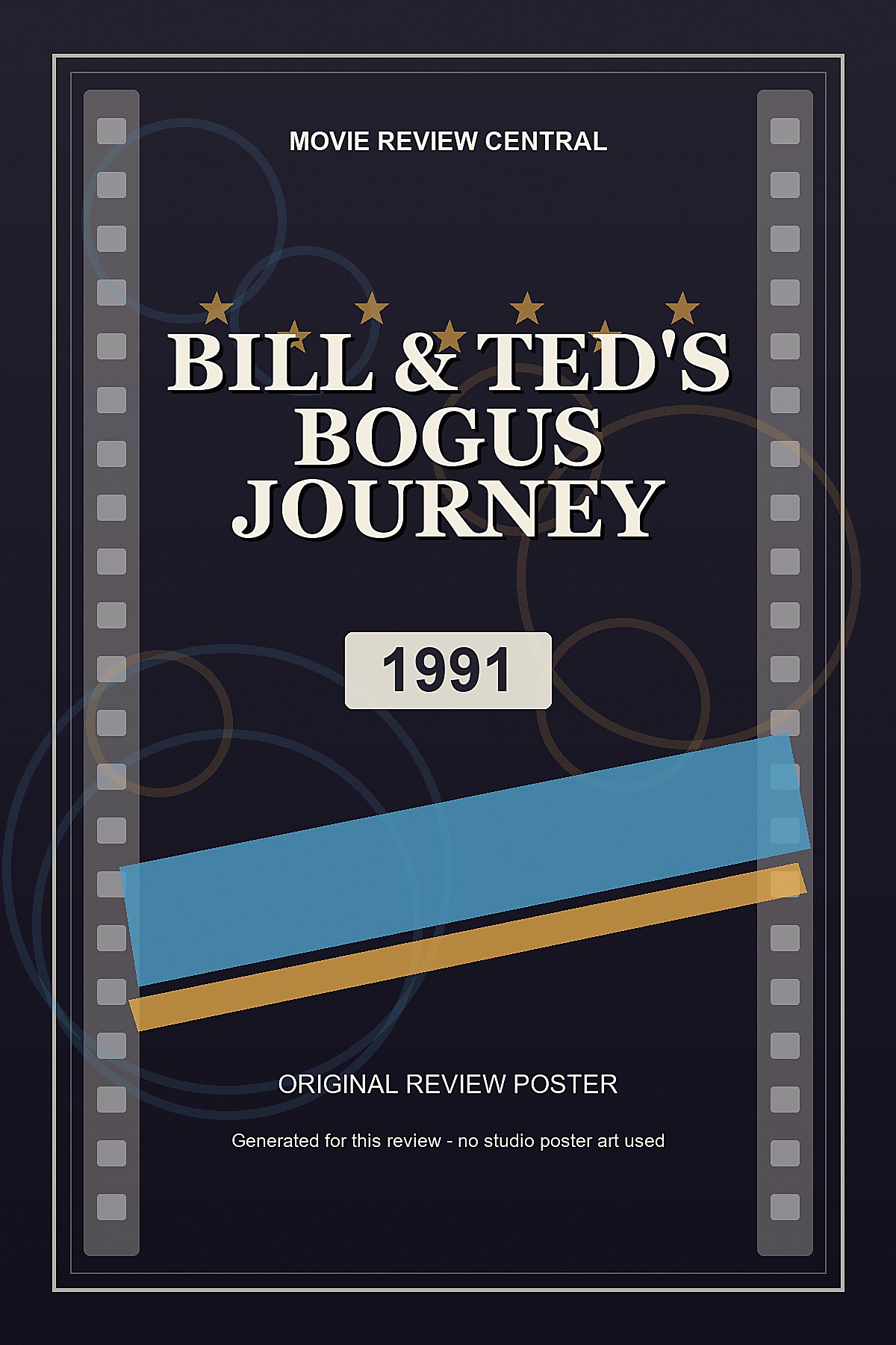 Bill & Ted's Bogus Journey (1991) - original review poster