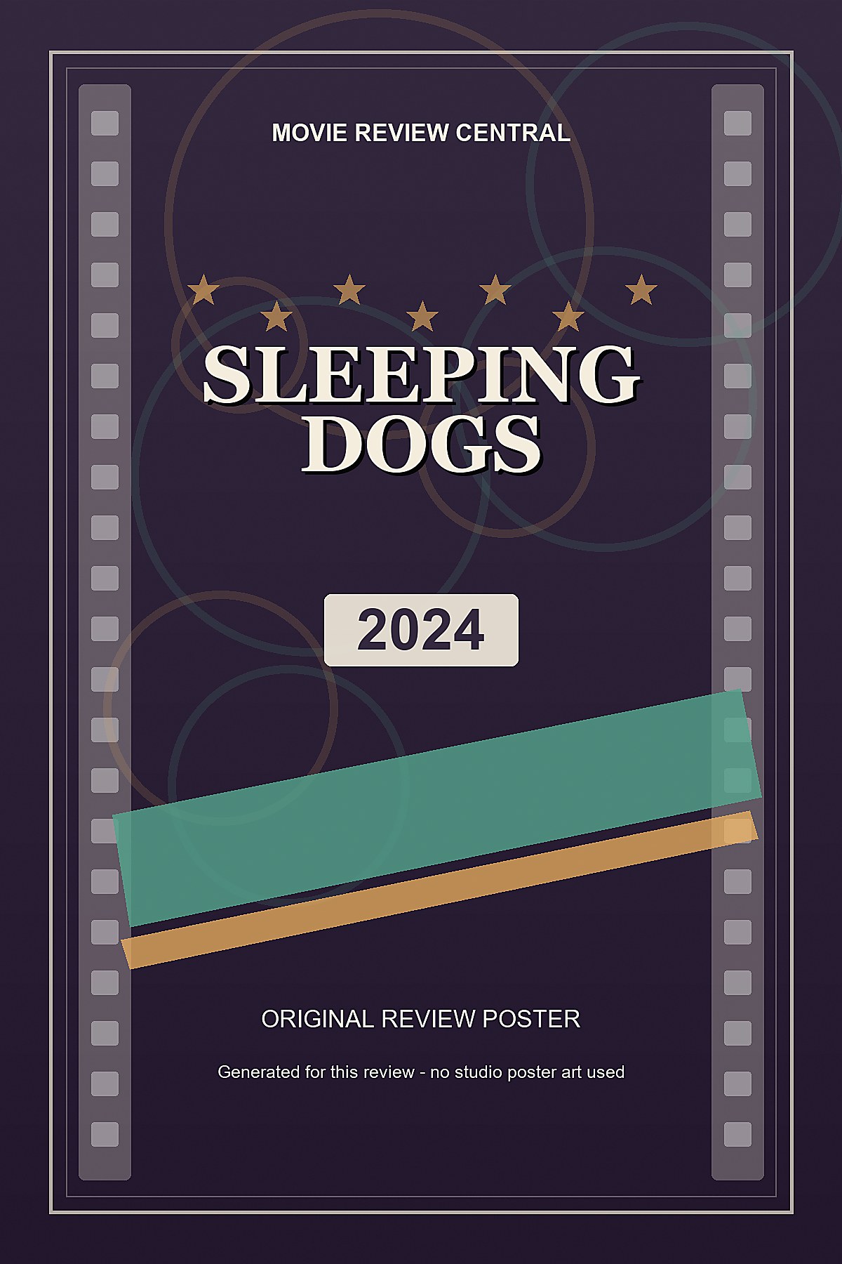 Sleeping Dogs (2024) - original review poster Sleeping Dogs (2024) - original review poster