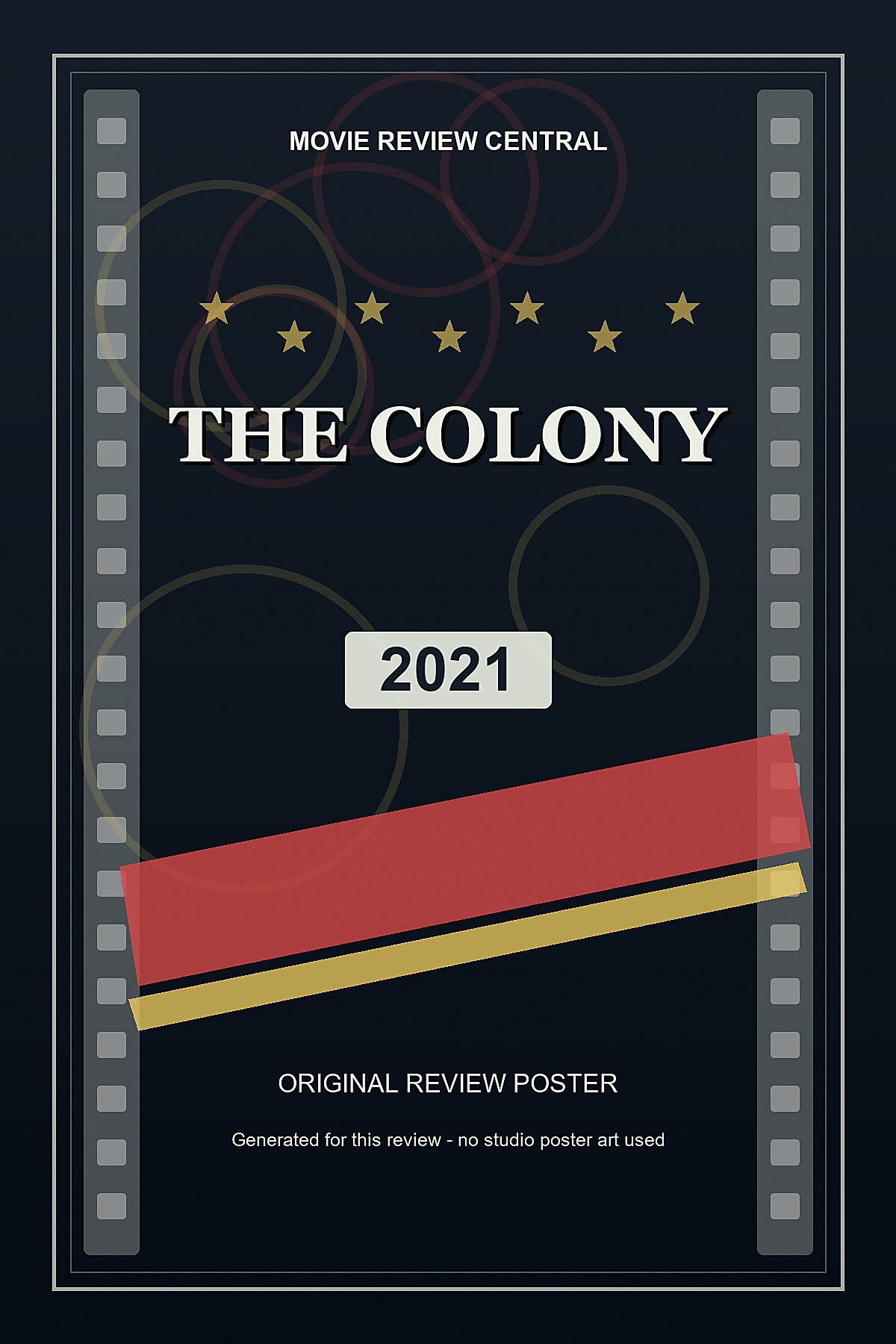 The Colony (2021) - original review poster The Colony (2021) - original review poster