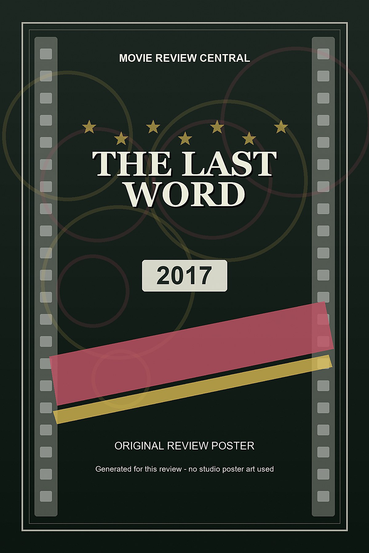 The Last Word (2017) - original review poster The Last Word (2017) - original review poster