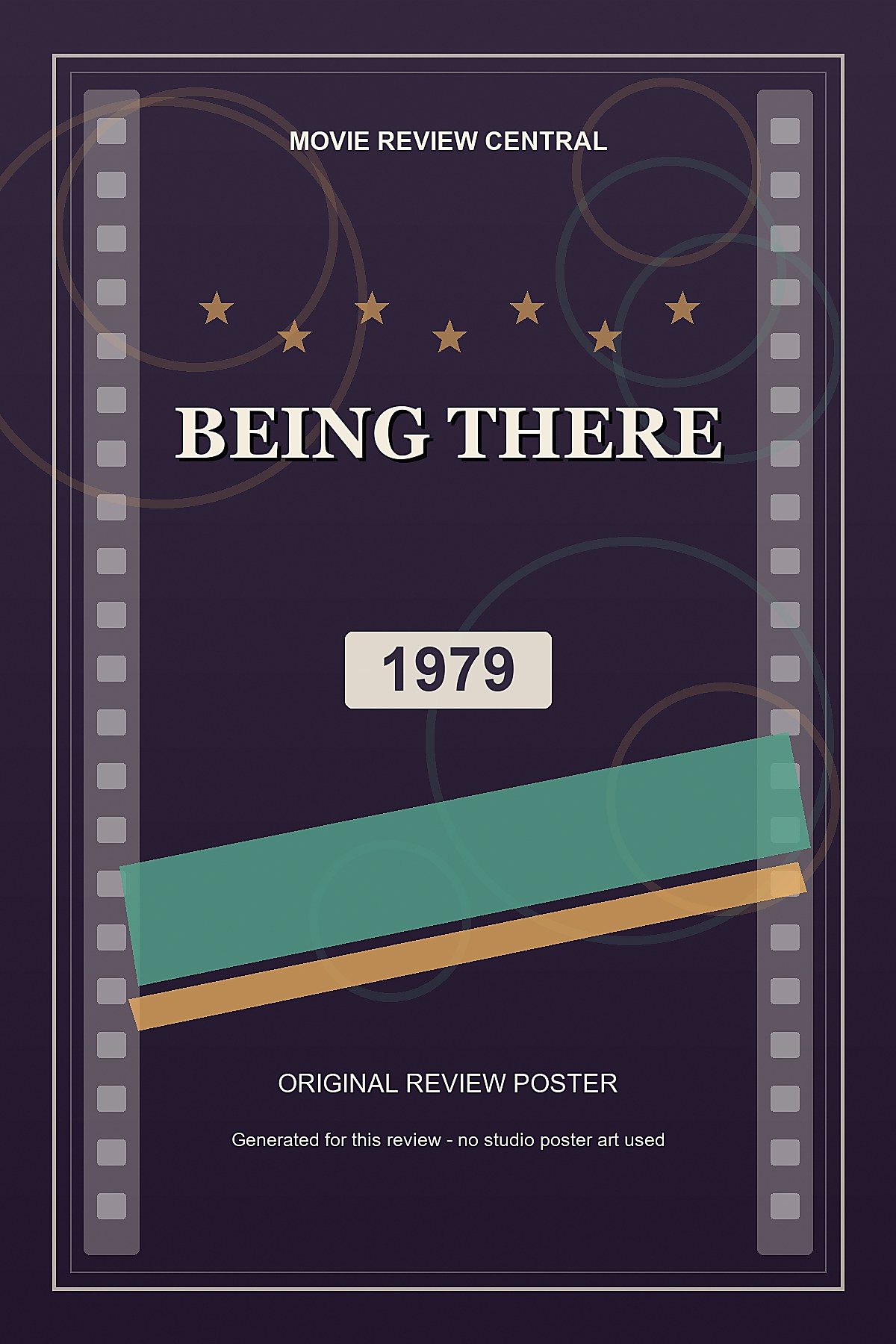 Being There (1979) - original review poster
