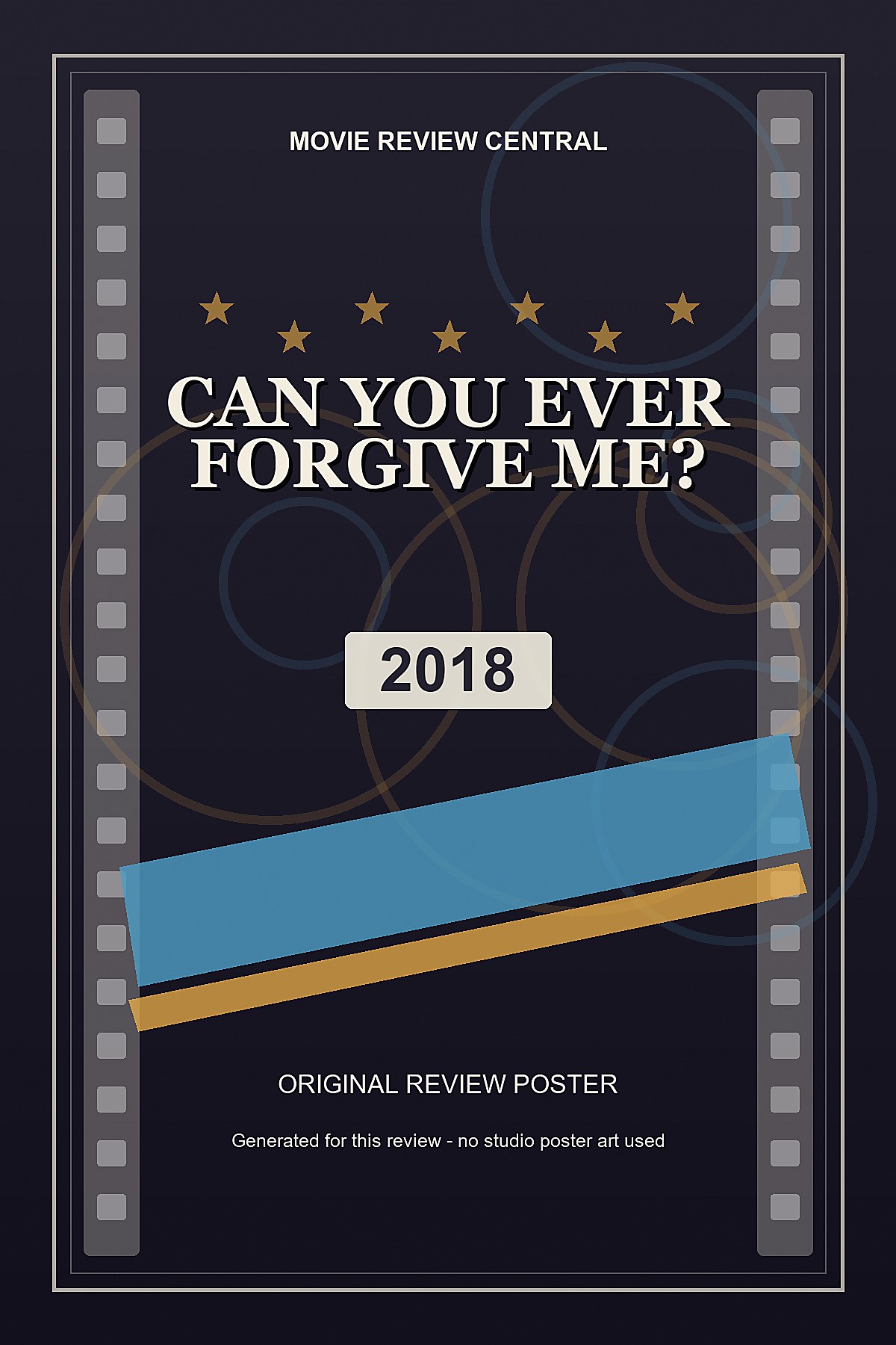 Can You Ever Forgive Me? (2018) - original review poster