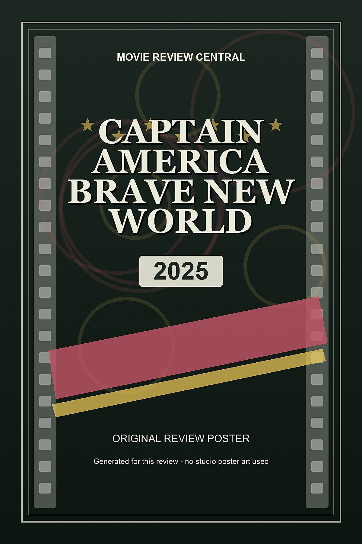Captain America: Brave New World (2025) - original review poster