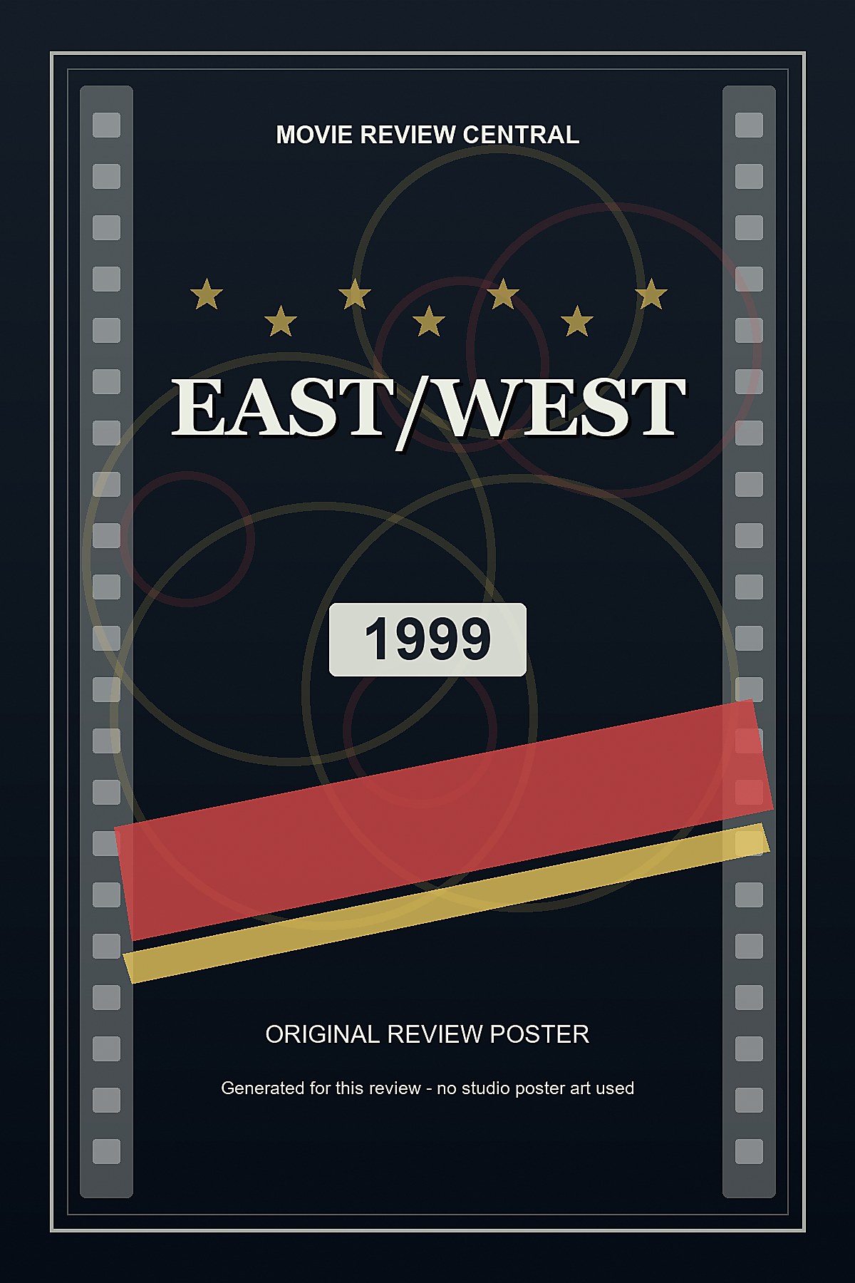 East/West (1999) - original review poster