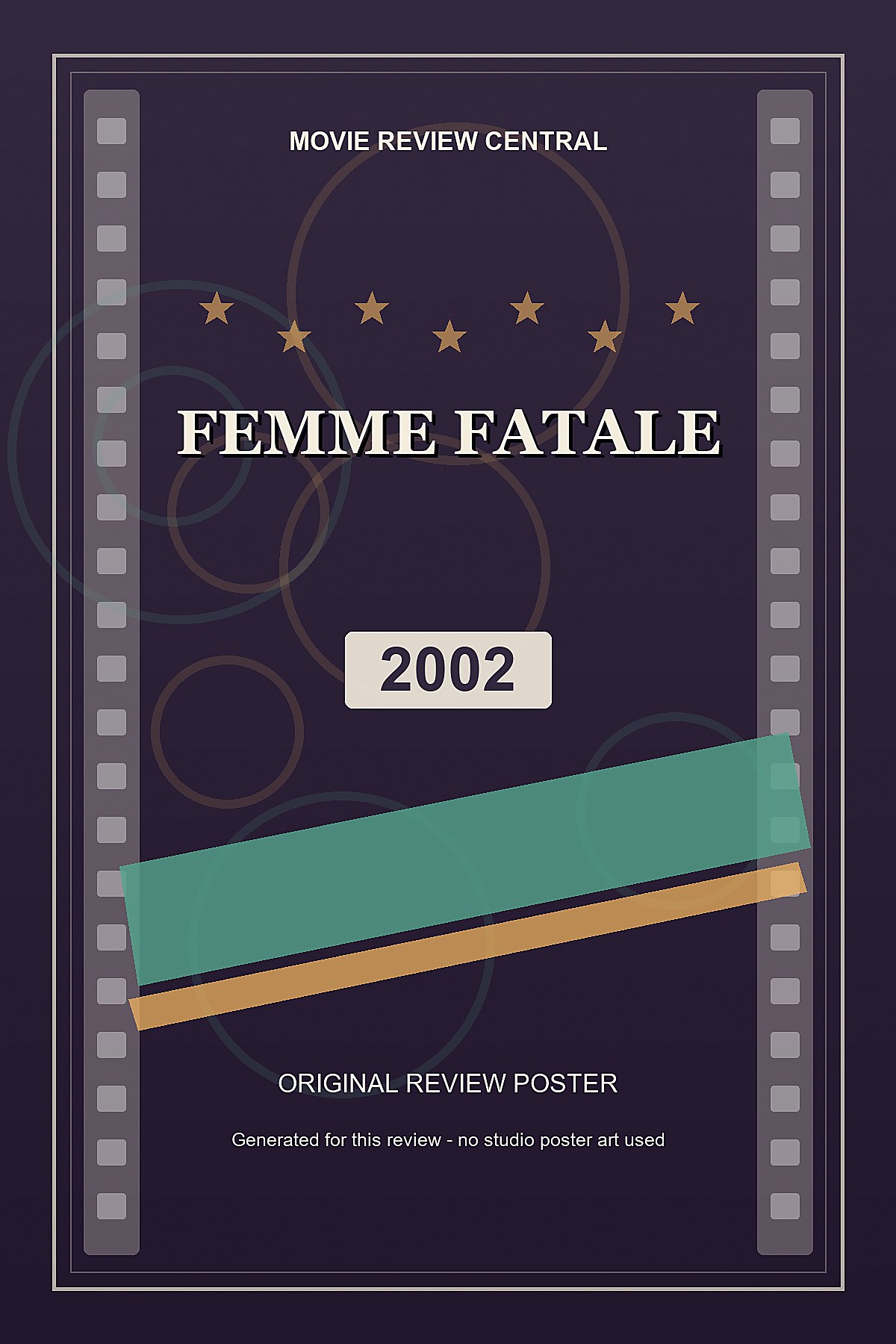 Femme Fatale (2002) - original review poster Femme Fatale (2002) - original review poster