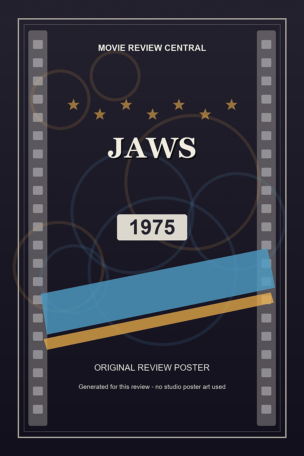 Jaws (1975) - original review poster Jaws (1975) - original review poster