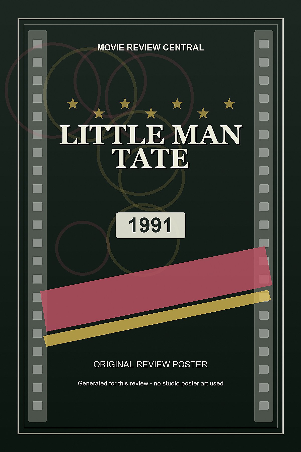 Little Man Tate (1991) - original review poster