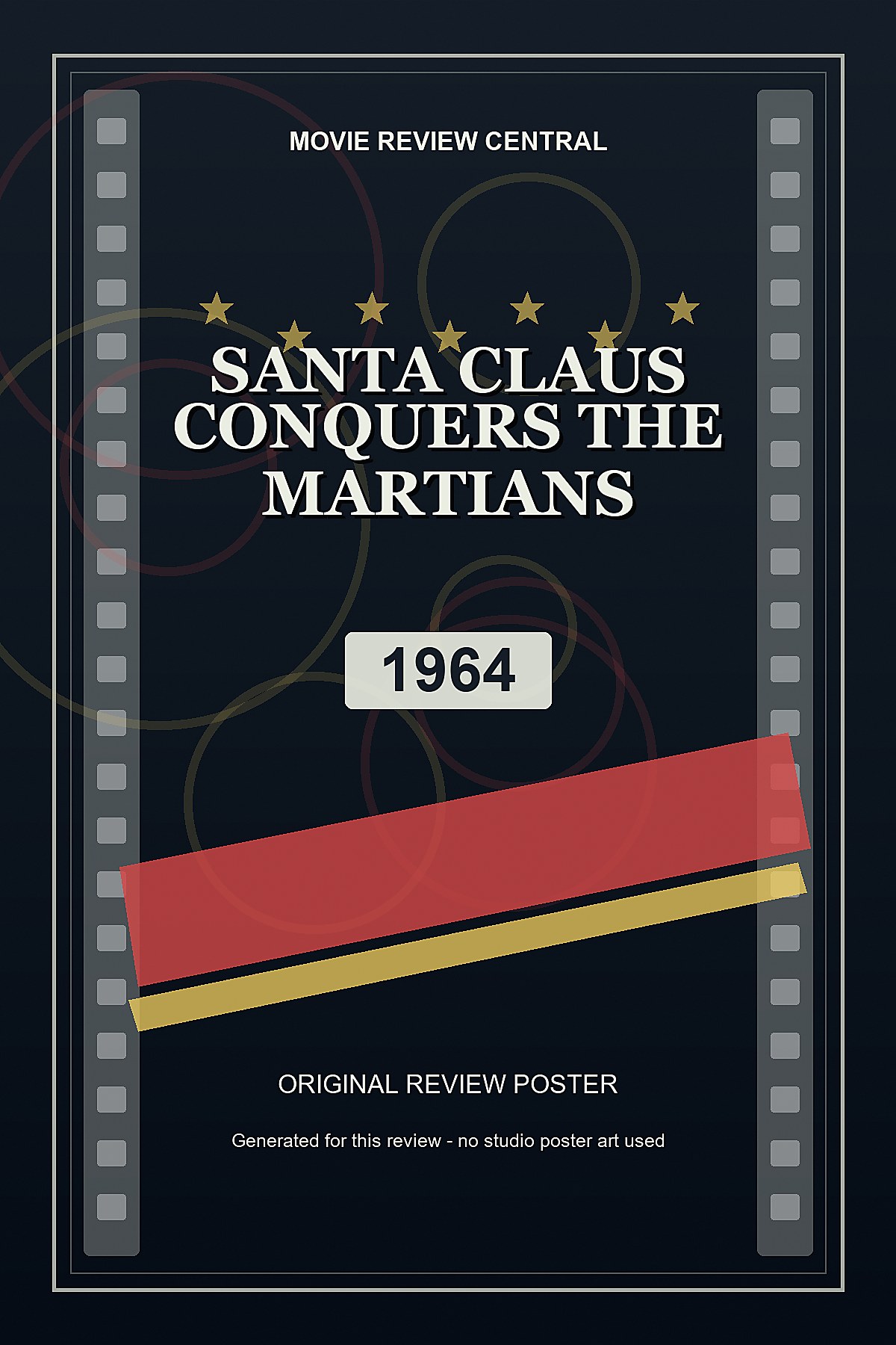 Santa Claus Conquers the Martians (1964) - original review poster