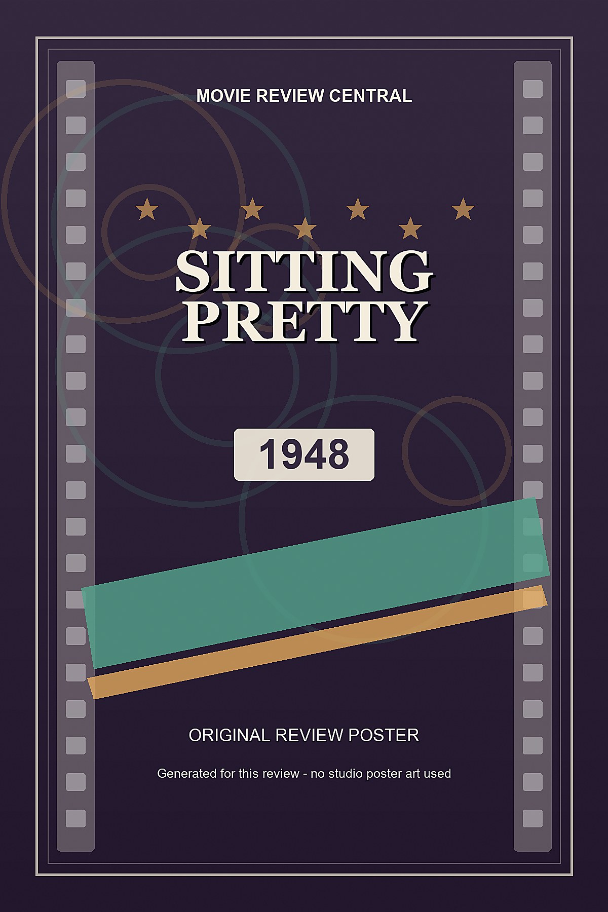 Sitting Pretty (1948) - original review poster