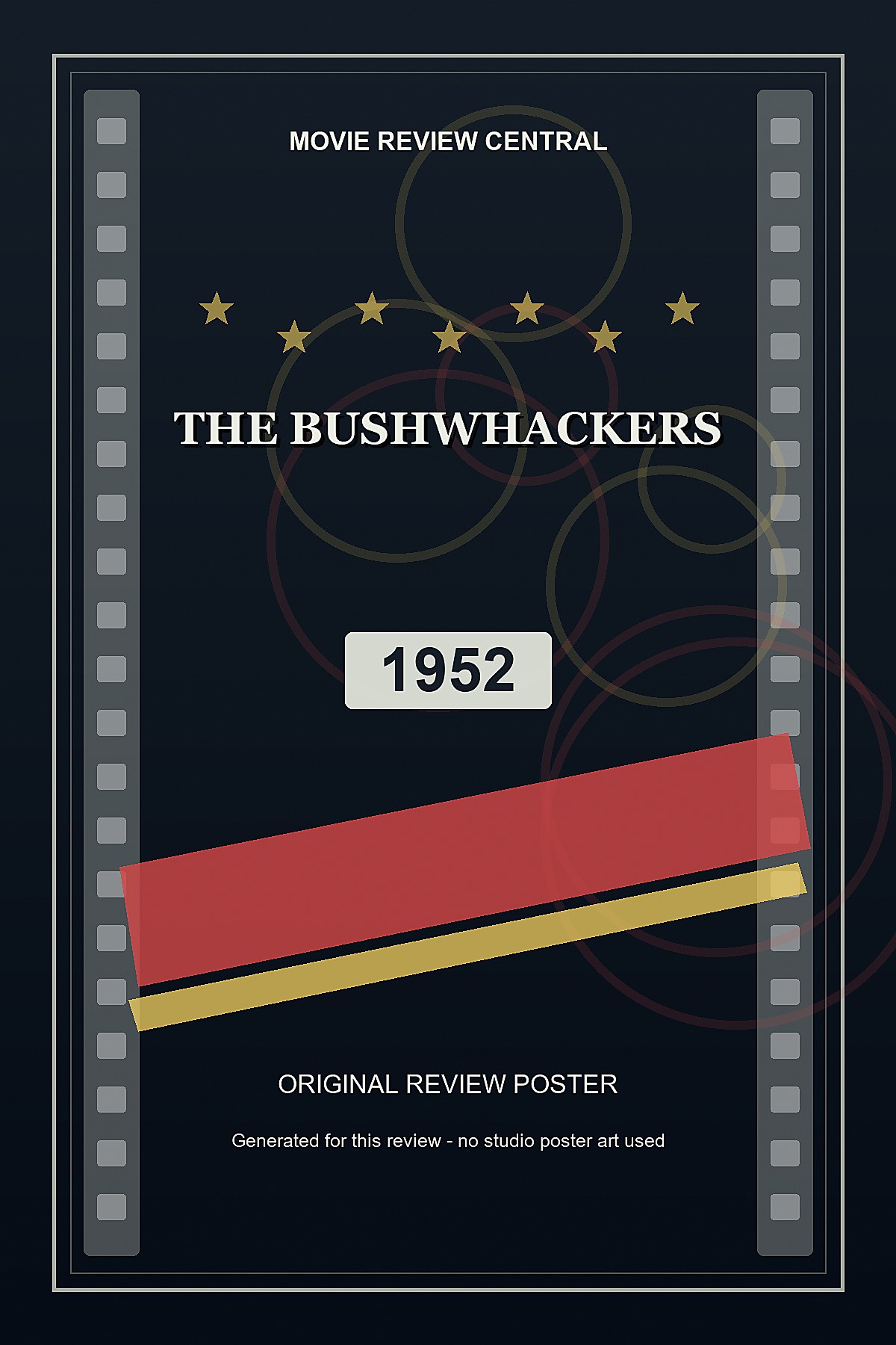 The Bushwhackers (1952) - original review poster The Bushwhackers (1952) - original review poster