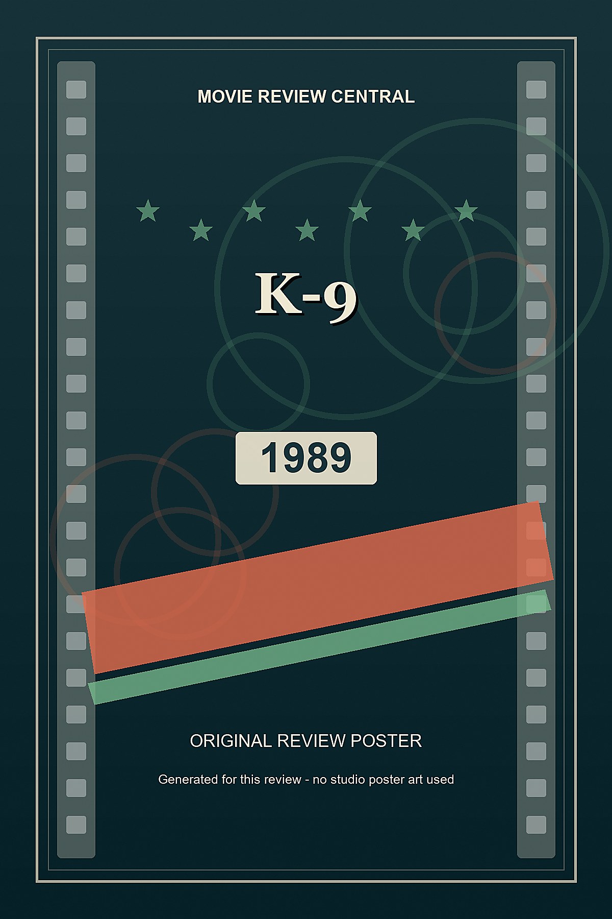 K-9 (1989) - original review poster K-9 (1989) - original review poster