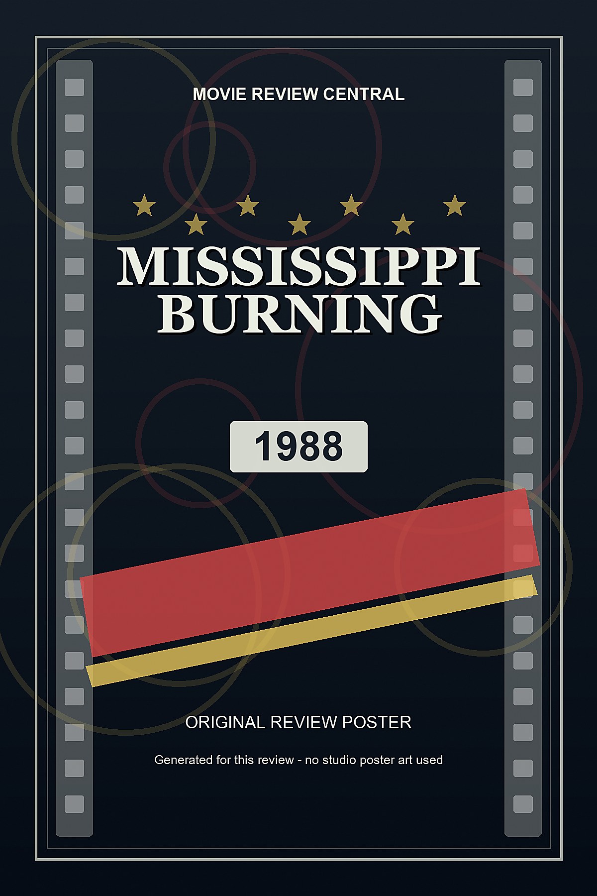 Mississippi Burning (1988) - original review poster Mississippi Burning (1988) - original review poster