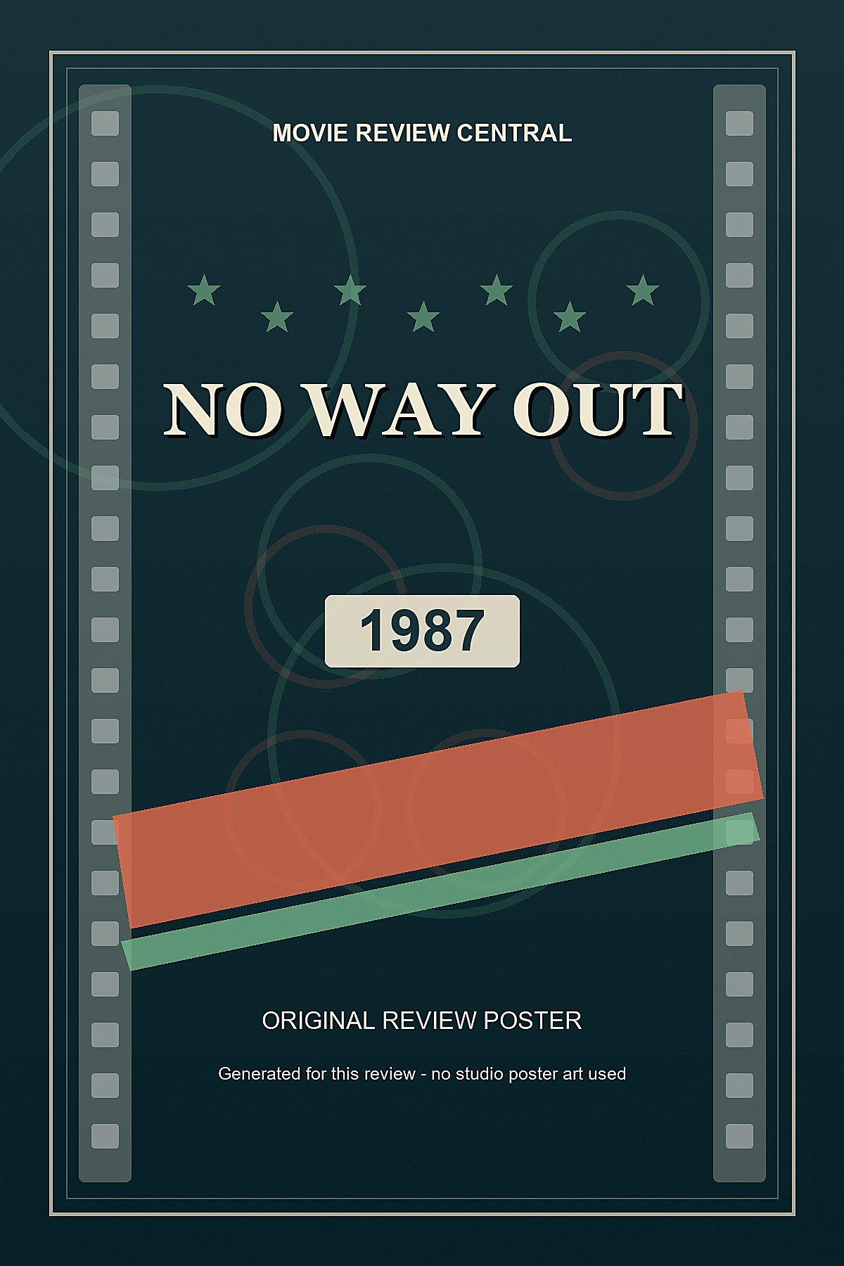 No Way Out (1987) - original review poster