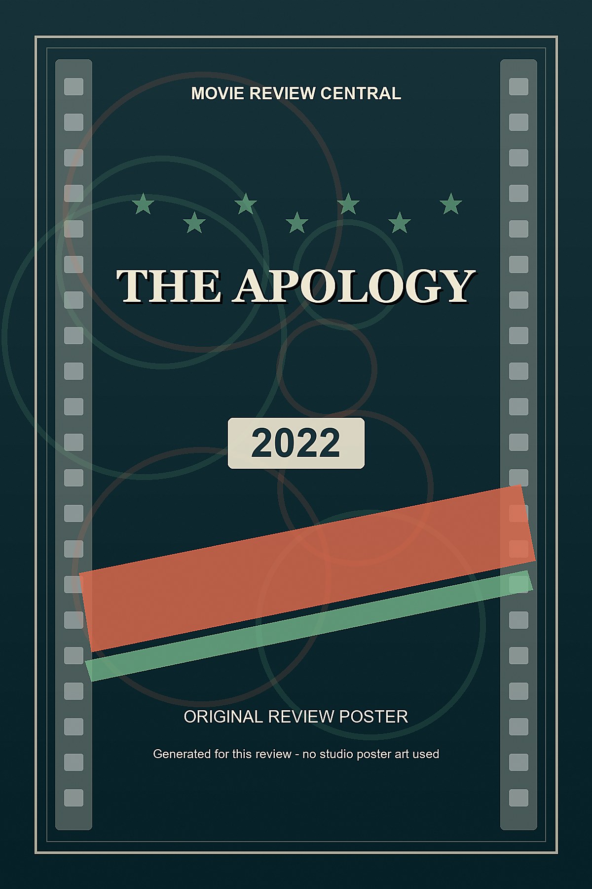 The Apology (2022) - original review poster