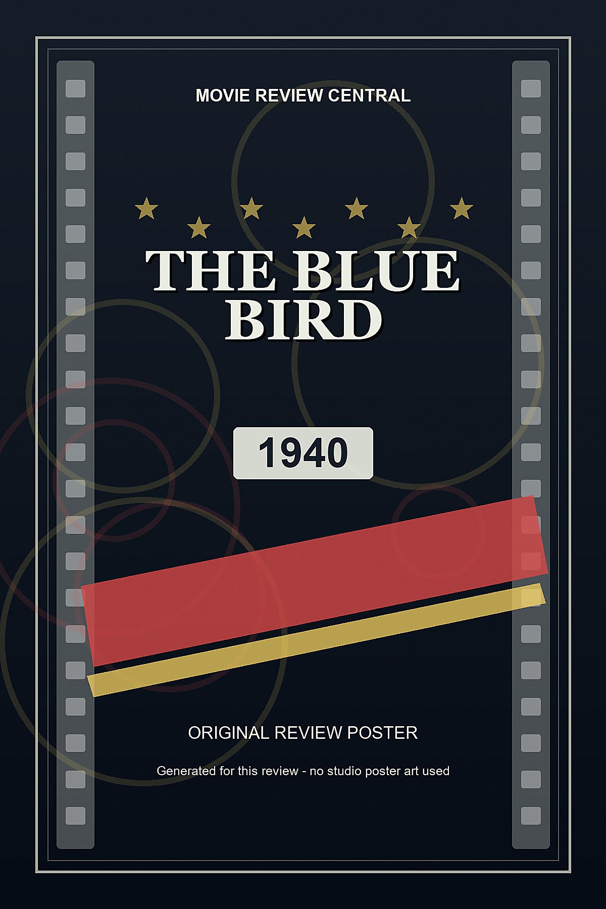 The Blue Bird (1940) - original review poster The Blue Bird (1940) - original review poster