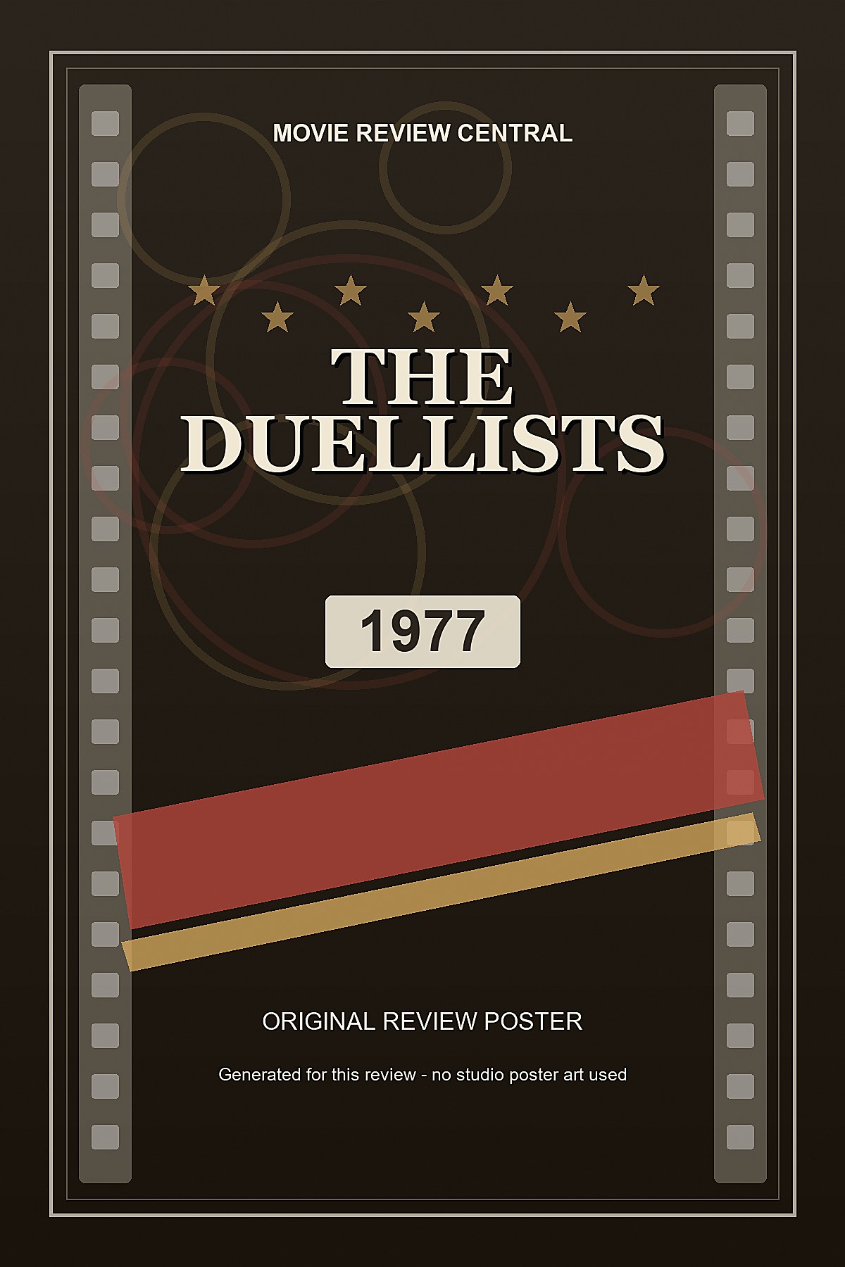 The Duellists (1977) - original review poster