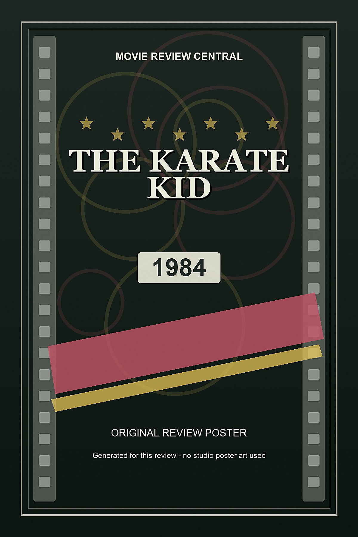 The Karate Kid (1984) - original review poster