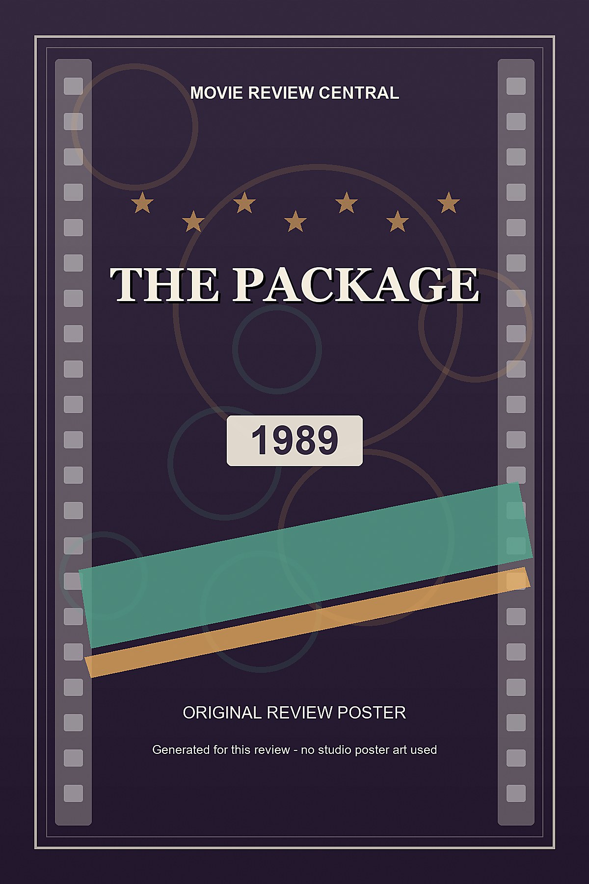 The Package (1989) - original review poster