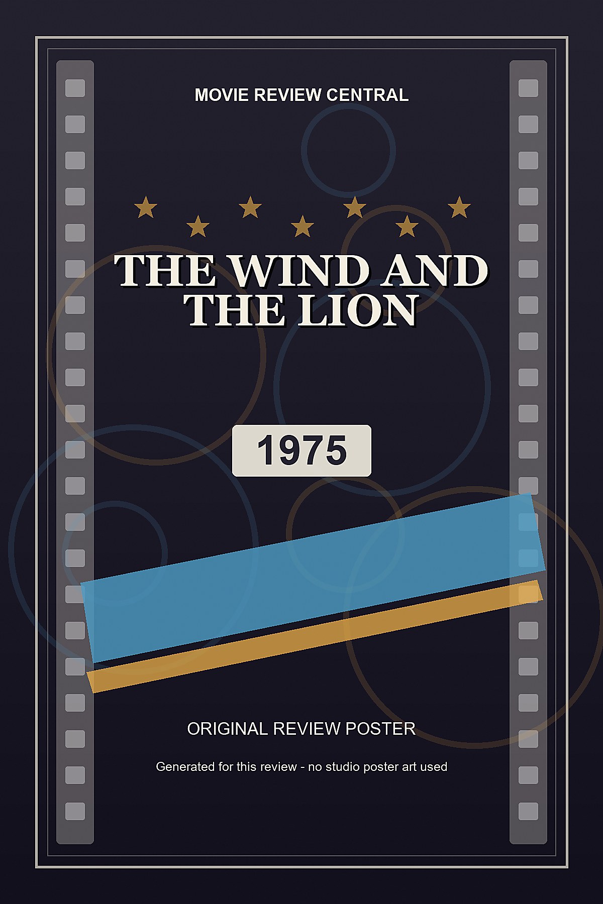 The Wind and the Lion (1975) - original review poster