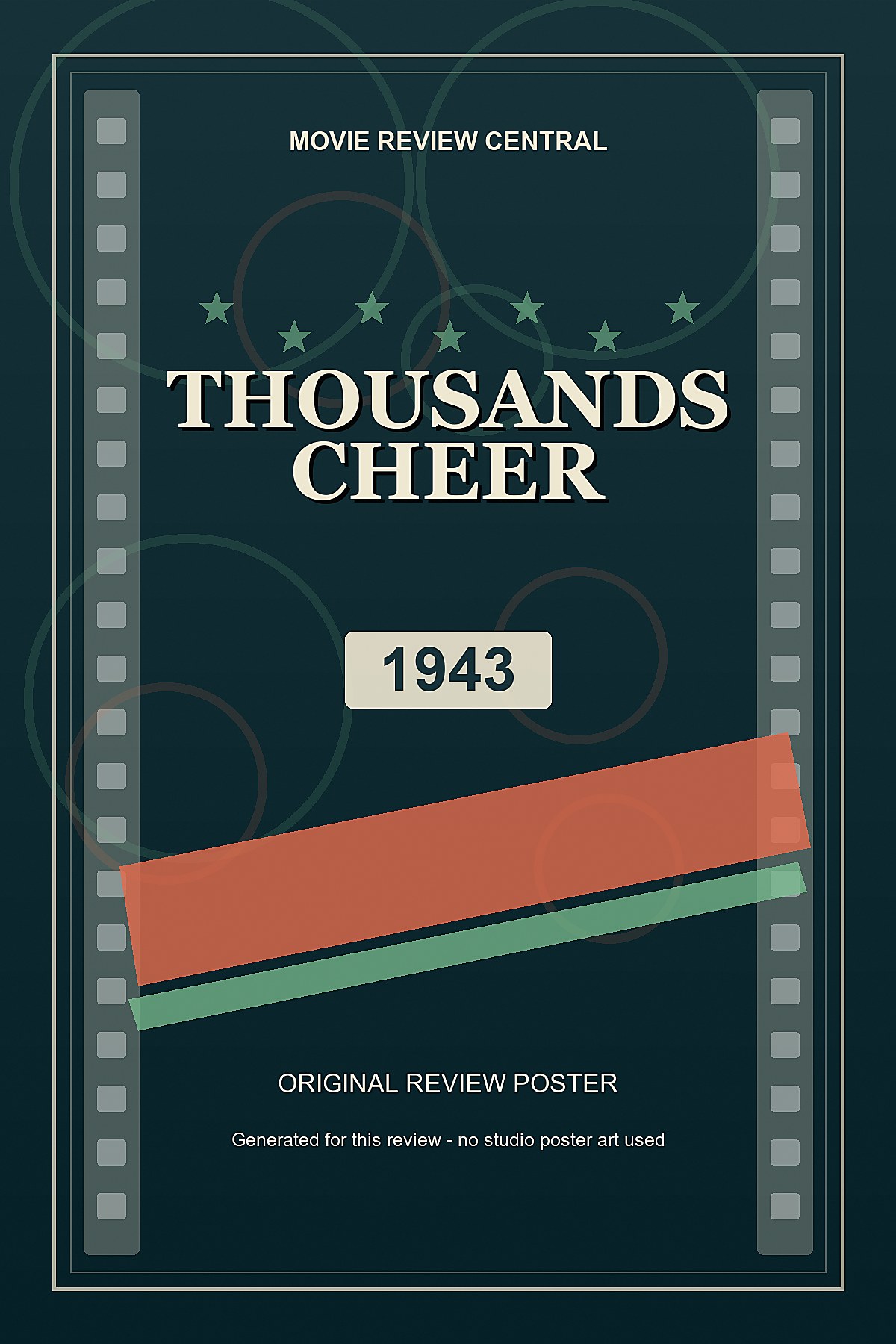 Thousands Cheer (1943) - original review poster