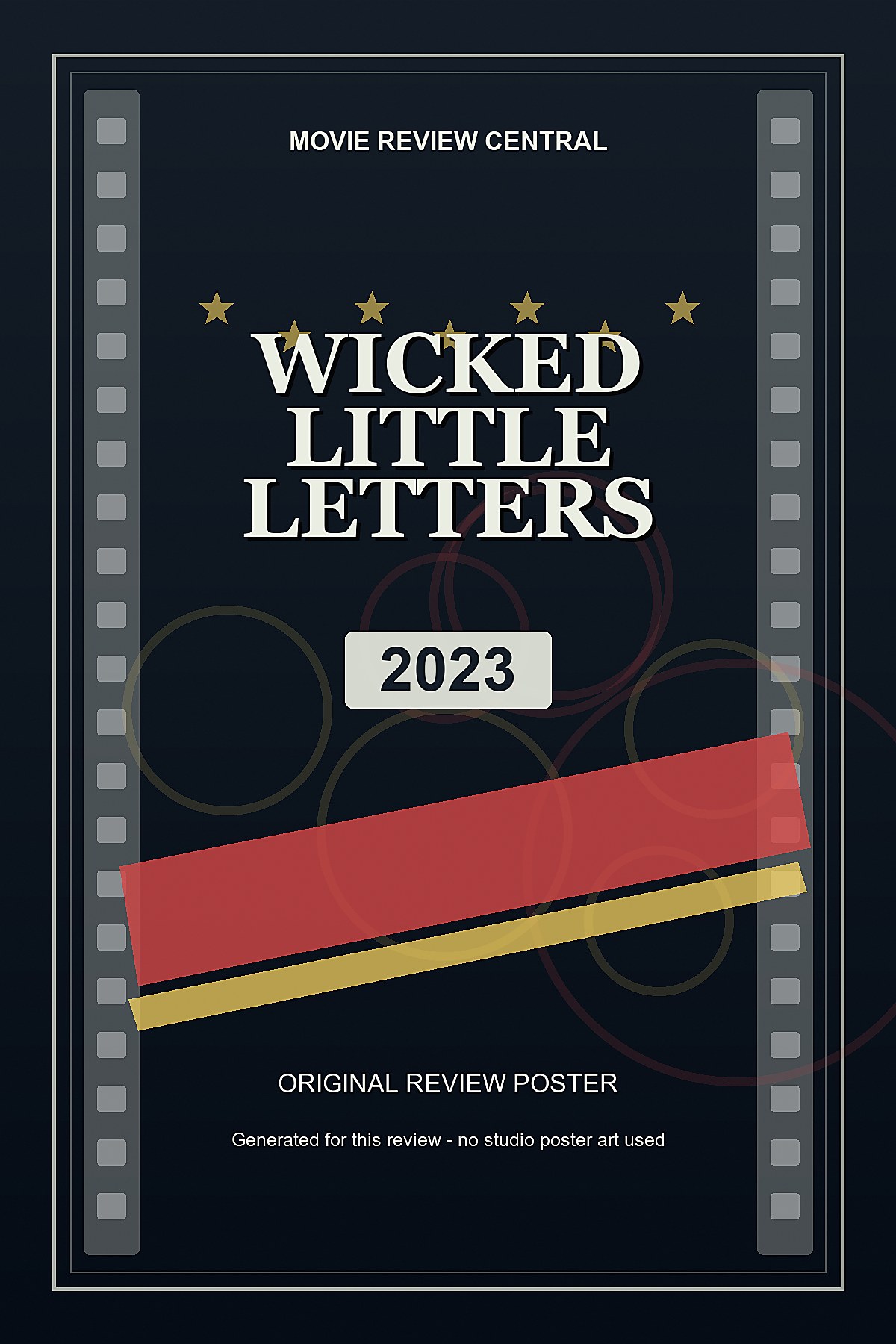 Wicked Little Letters (2023) - original review poster