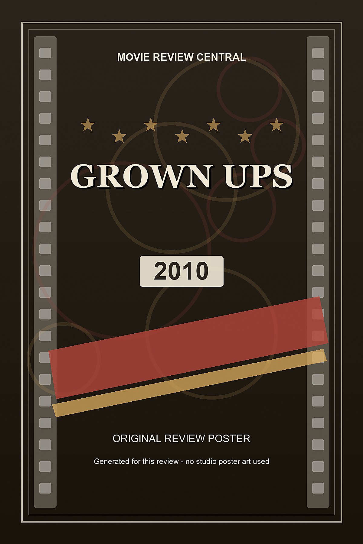 Grown Ups (2010) - original review poster