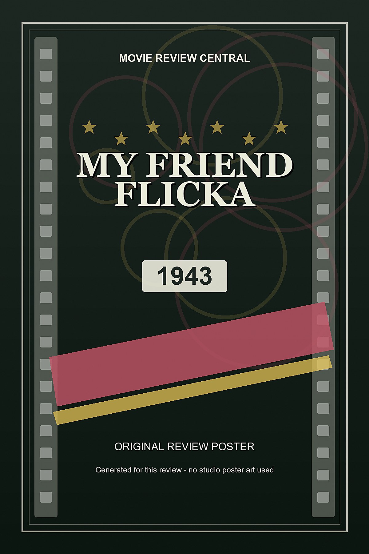 My Friend Flicka (1943) - original review poster