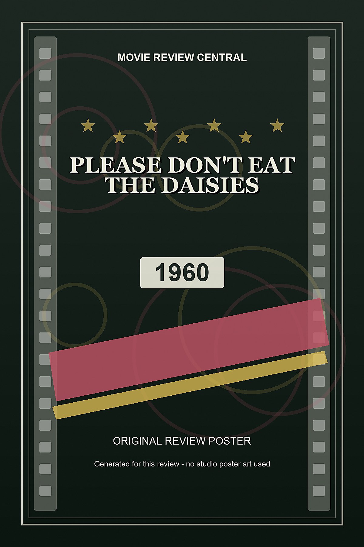 Please Don't Eat the Daisies (1960) - original review poster