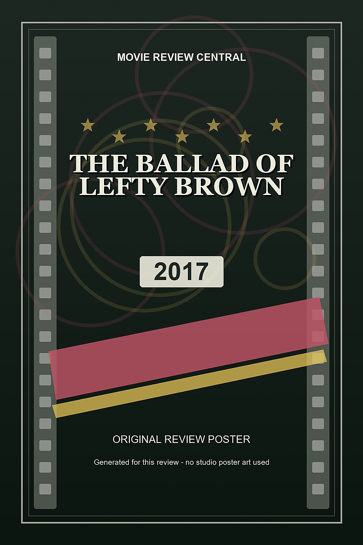 The Ballad of Lefty Brown (2017) - original review poster
