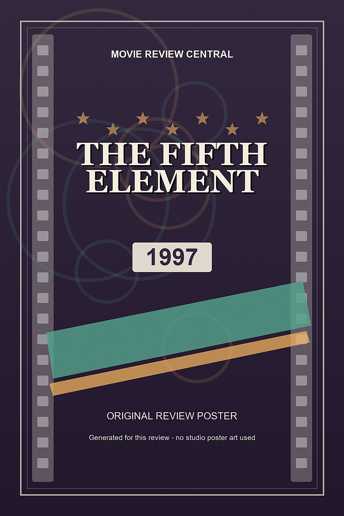 The Fifth Element (1997) - original review poster
