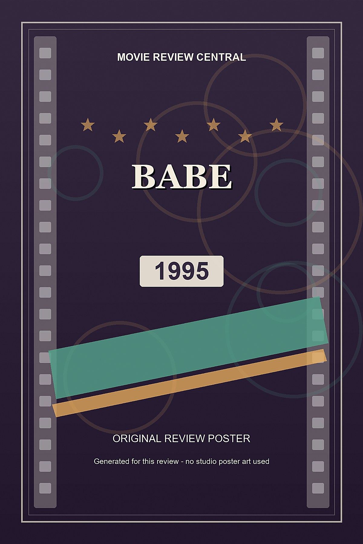 Babe (1995) - original review poster