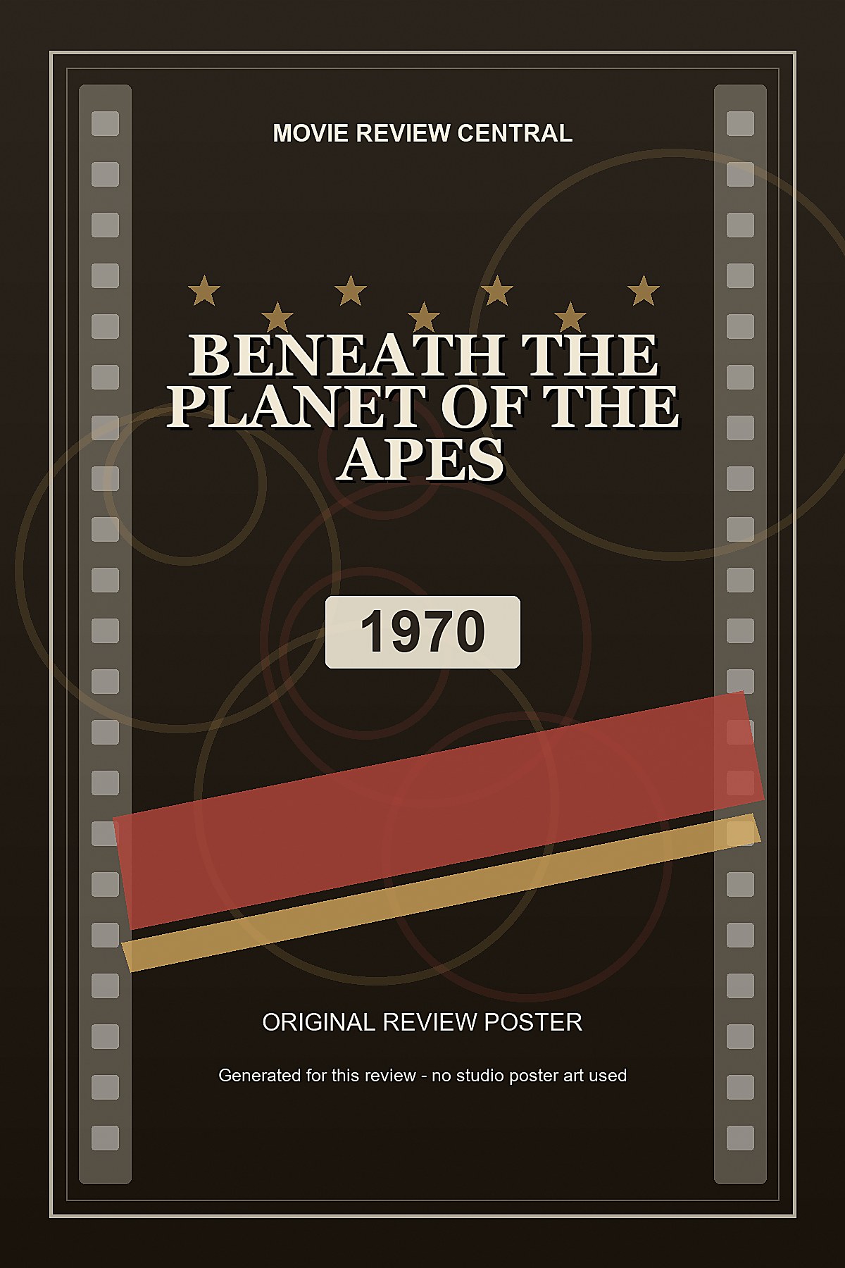 Beneath the Planet of the Apes (1970) - original review poster
