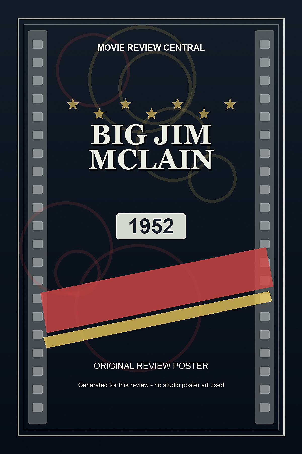 Big Jim McLain (1952) - original review poster