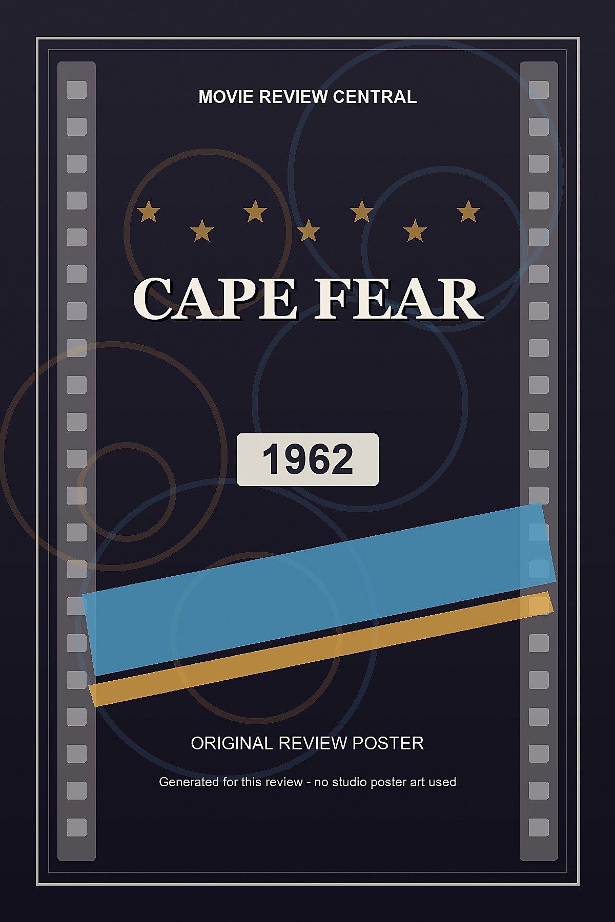 Cape Fear (1962) - original review poster