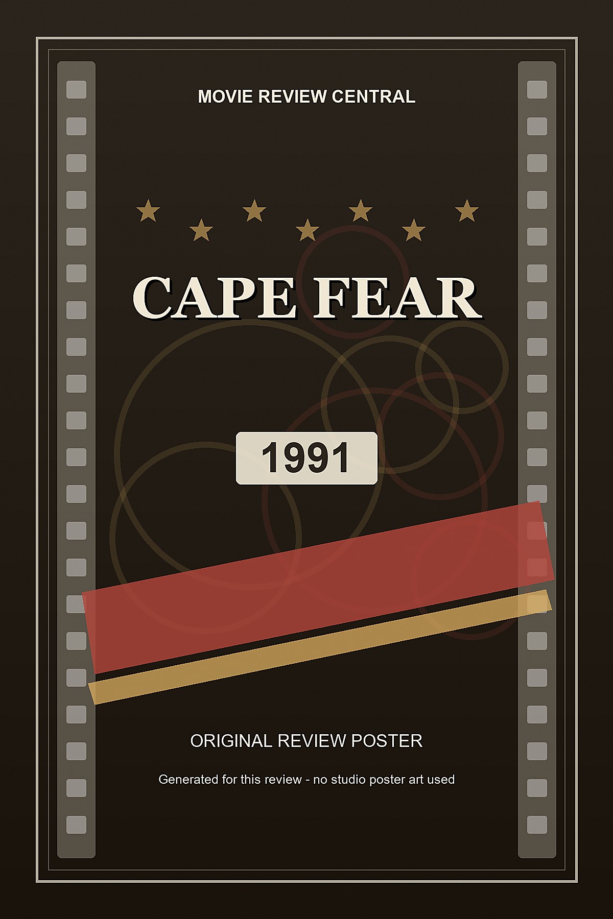 Cape Fear (1991) - original review poster
