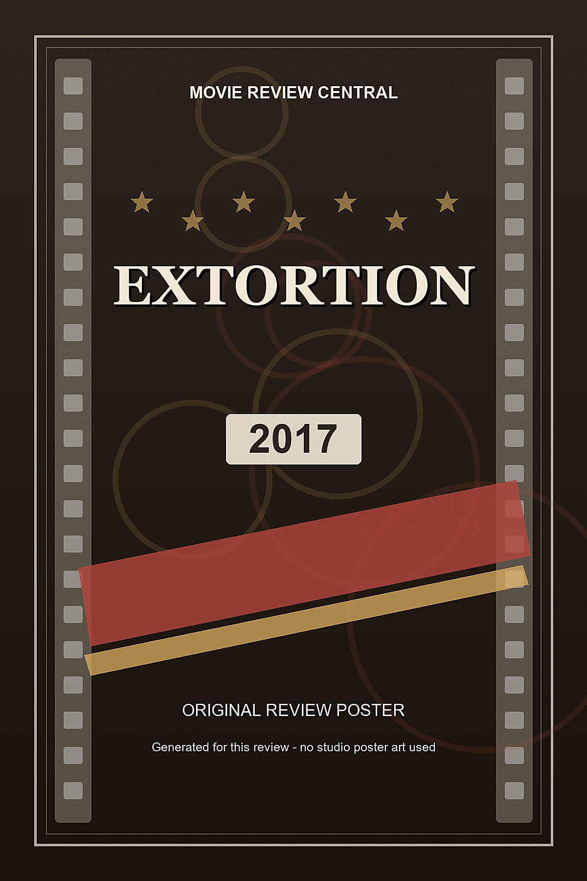 Extortion (2017) - original review poster